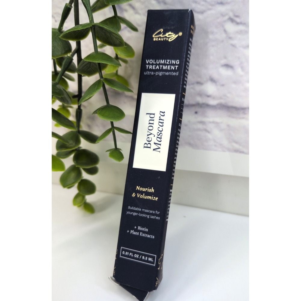 🌿New In Box CITY BEAUTY Beyond Mascara Volumizing Nourish .031 Oz MakeUp Eyes